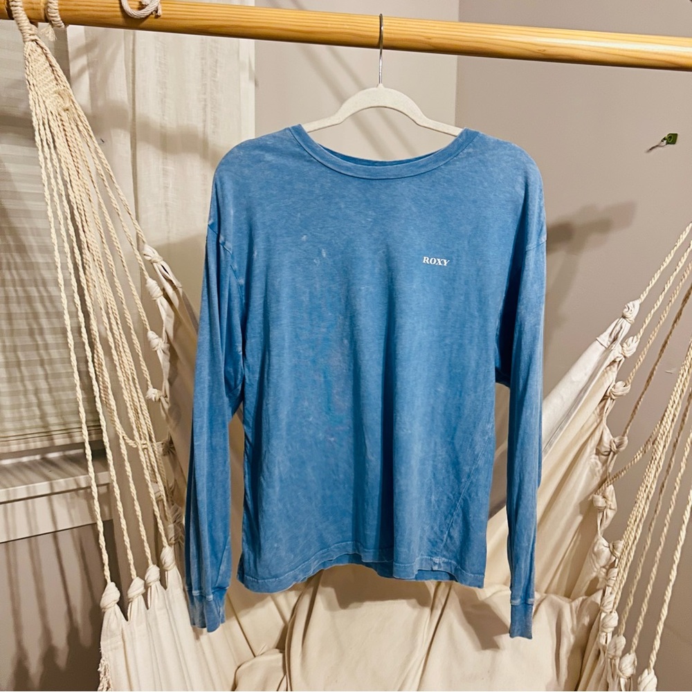 Roxy Sky Blue Long Sleeve Top